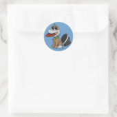 Rond Sticker Platypi affamé (Sac)