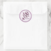 Rond Sticker PMS - Logo Violet 2 (Sac)