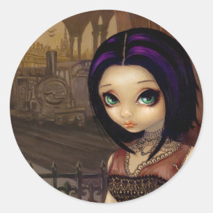 Rond Sticker "Poe"