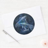 Rond Sticker Poissons Pisces (Enveloppe)
