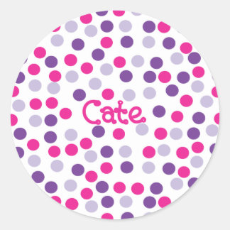 Rond Sticker Poka Dot - Cate 2