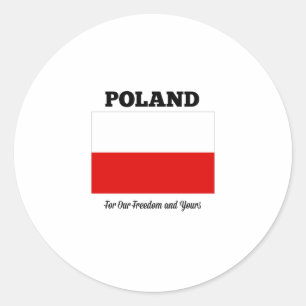 Rond Sticker Pologne