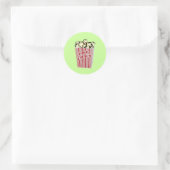 Rond Sticker Popcorn ! (Sac)