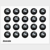 Rond Sticker Portrait Ella Baker (Feuille)