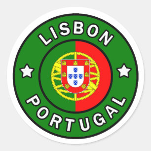 Rond Sticker Portugal Lisbonne