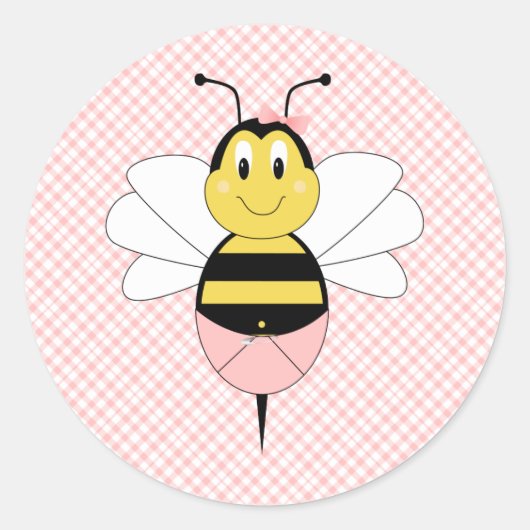Rond Sticker pour abeilles (Devant)