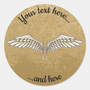 Rond Sticker pour ailes beige