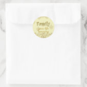 Rond Sticker pour album de famille (Sac)