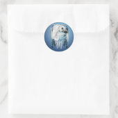 Rond Sticker pour attrape de rêve Leopard (Sac)