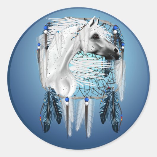 Rond Sticker pour attrape de rêve Leopard (Devant)