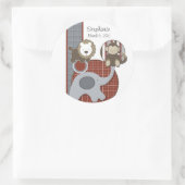 Rond Sticker pour bébé de la campagne (Sac)