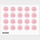 Rond Sticker pour bébé dormant (Feuille)