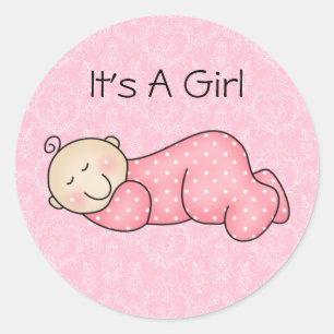Rond Sticker pour bébé dormant