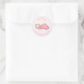 Rond Sticker pour bébé dormant (Sac)