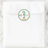 Rond Sticker pour bébé Seahorse (Sac)