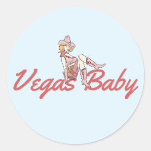 Rond Sticker pour bébé Vegas