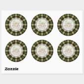 Rond Sticker pour bijoux de mode maya vert (Feuille)