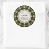 Rond Sticker pour bijoux de mode maya vert (Sac)