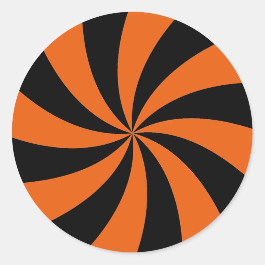 Rond Sticker pour bonbons d'Halloween (Devant)