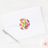 Rond Sticker pour bonbons pour amoureux Valentines (Enveloppe)
