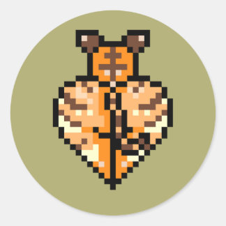 Rond Sticker pour bottes de tigre