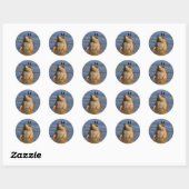Rond Sticker pour canard haut (Feuille)