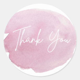 Rond Sticker pour Cartes de remerciements pour petites