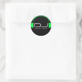 Rond Sticker pour casque DJ (Sac)