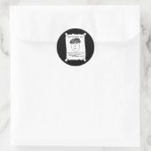 Rond Sticker pour casque Psycho (Sac)