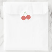 Rond Sticker pour cerise (Sac)