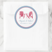 Rond Sticker pour chaises Adirondack - Personnalisé (Sac)