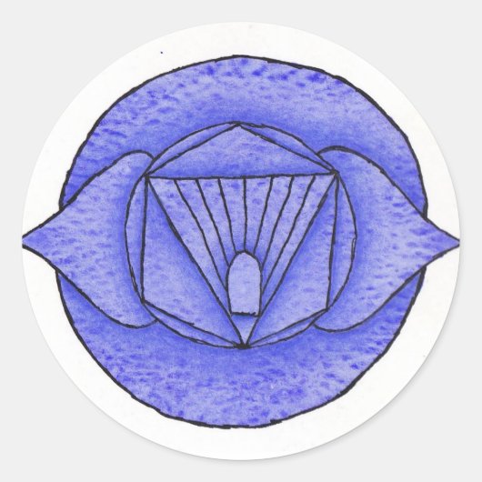 Rond Sticker pour chakra de troisième oeil (Devant)
