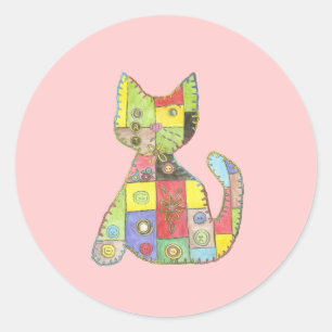 Rond Sticker pour chat