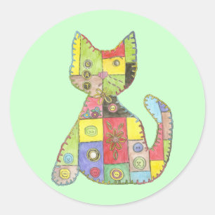 Rond Sticker pour chat