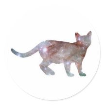Sticker pour chat Galaxy 2
