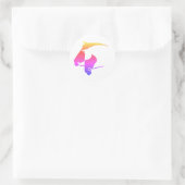 Rond Sticker pour Cheval Arc-en-ciel (Sac)