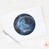 Rond Sticker pour chèvre Capricorne (Enveloppe)