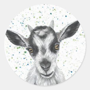 Rond Sticker pour chèvre Patty
