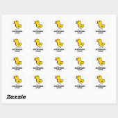Rond Sticker pour chick du bloc-notes (Feuille)