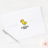 Rond Sticker pour chick du bloc-notes (Enveloppe)