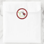 Rond Sticker pour chien Bug Ladybug (Sac)