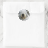 Rond Sticker pour chien de garde (Sac)