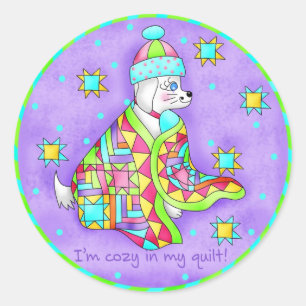 Rond Sticker pour chien de garde