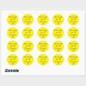 Rond Sticker pour chiens et alarmes (Feuille)