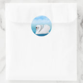 Rond Sticker pour cygne muet (Sac)
