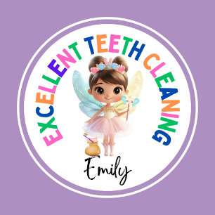 Rond Sticker pour dents personnalisées - Sticker pour r