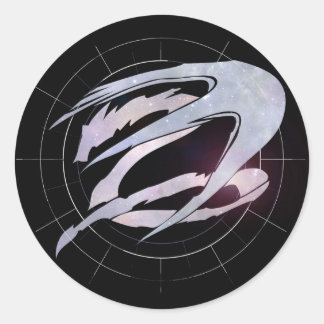 Rond Sticker pour dragon spatial