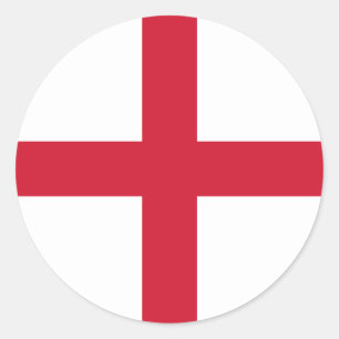 Rond Sticker pour drapeau anglais