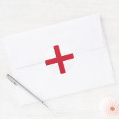 Rond Sticker pour drapeau anglais (Enveloppe)
