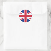 Rond Sticker pour drapeau britannique (Sac)